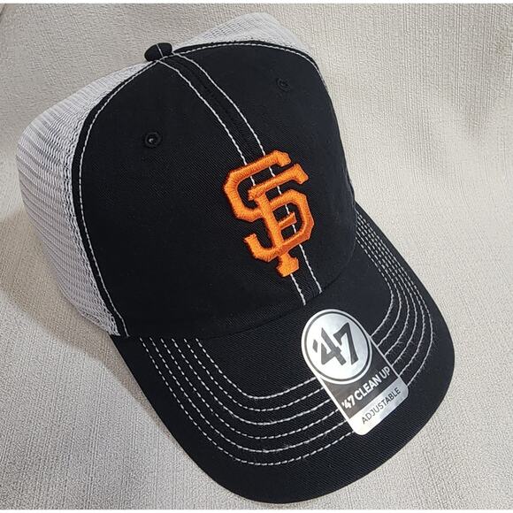 San Francisco giants snapback trucker hat WHITE/BLACK New ERA - Picture 1 of 8